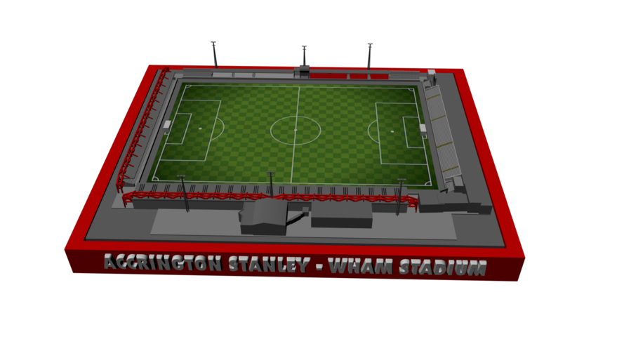 Accrington Stanley - Wham Stadium 3D Print 207509