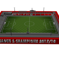 Small Accrington Stanley - Wham Stadium 3D Printing 207510