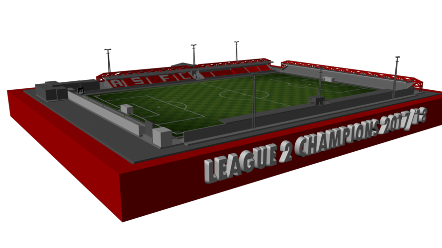 Accrington Stanley - Wham Stadium 3D Print 207511
