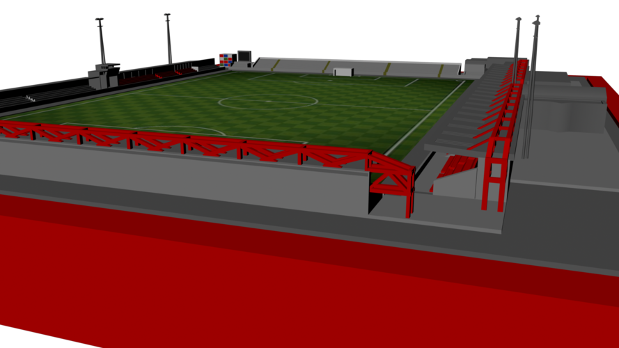 Accrington Stanley - Wham Stadium 3D Print 207512