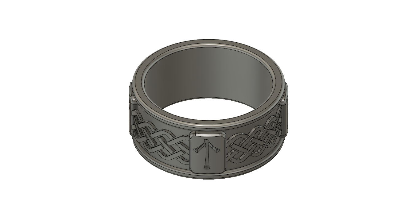 Louis Vuitton Desinger Ring 3D model 3D printable