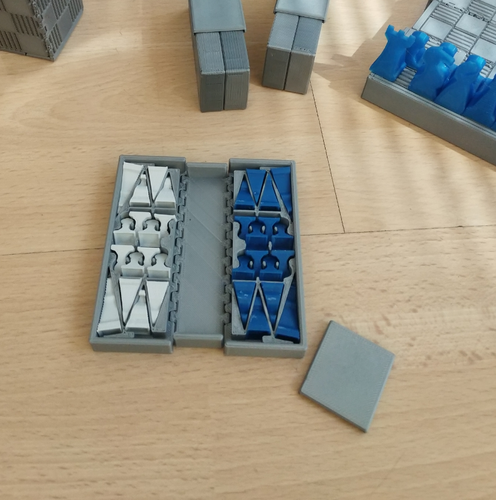 Pocket Chess Set 3D Print 207535