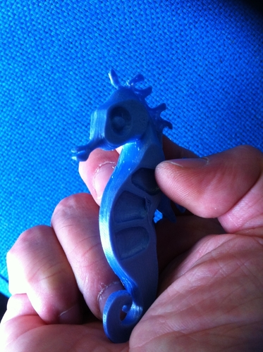 sea ​​horse ( 2 parts) no support 3D Print 207538
