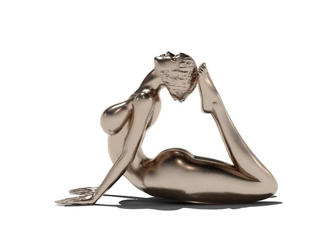 Yoga Pinup 3D Print 207572