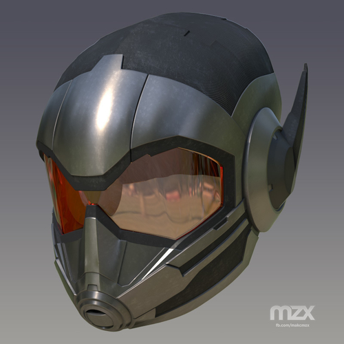Wasp 2018 helmet 3D Print 207599