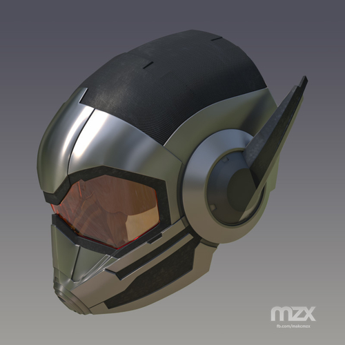Wasp 2018 helmet 3D Print 207600