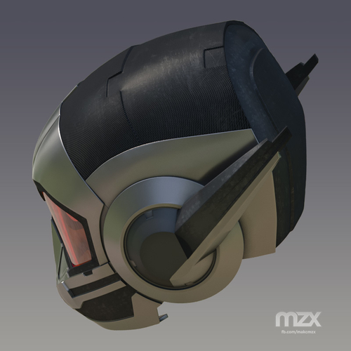 Wasp 2018 helmet 3D Print 207602