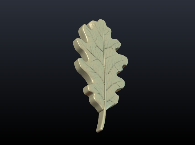 Oak Leaf 3D Print 207611