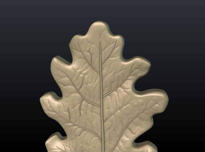 Oak Leaf 3D Print 207614
