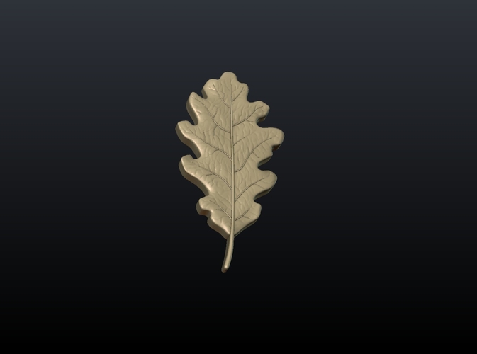 Oak Leaf 3D Print 207618