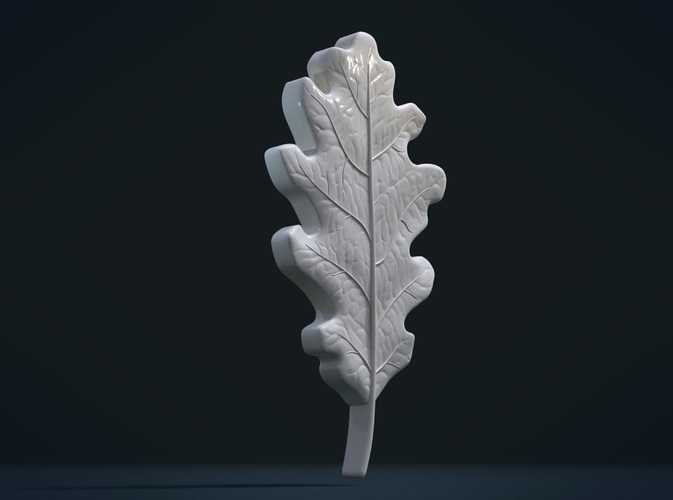 Oak Leaf 3D Print 207625