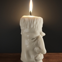 Small OLD CANDLE 3D Printing 207661