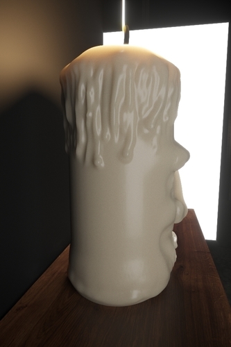 OLD CANDLE 3D Print 207664