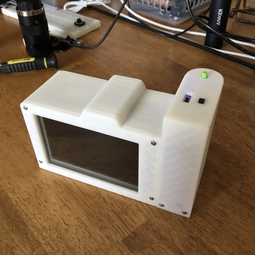 Raspberry Pi Camera Case with CS(C) Mount Lens 3D Print 207682