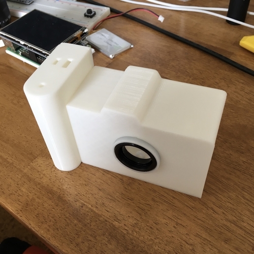 Raspberry Pi Camera Case with CS(C) Mount Lens 3D Print 207690