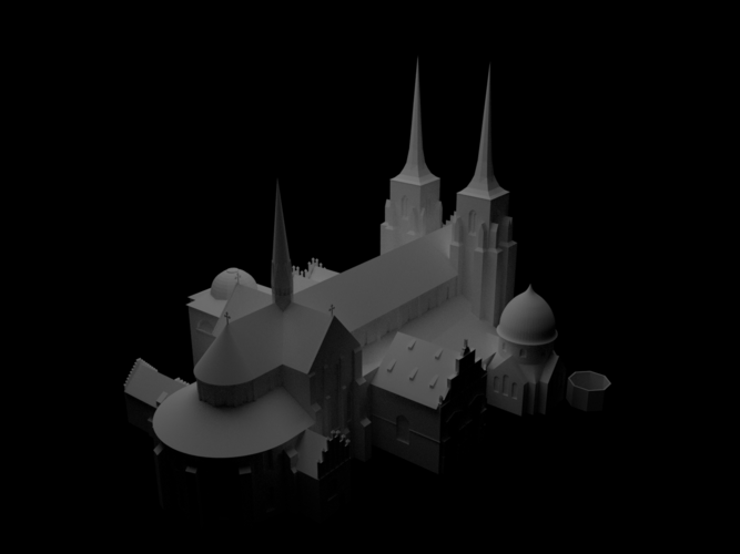 Roskilde Domkirke 3D Print 207841
