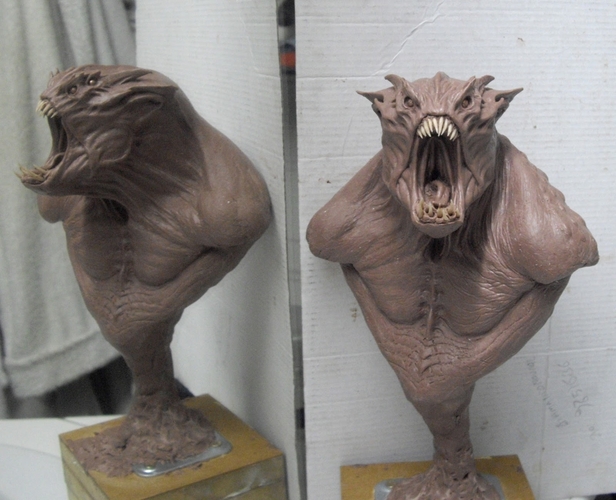 Monster Bust 3D Print 207854