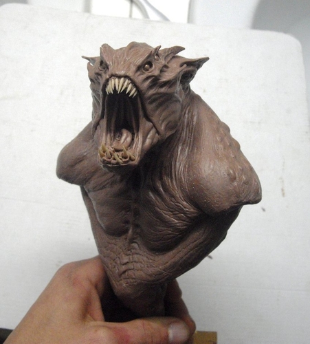 Monster Bust 3D Print 207855