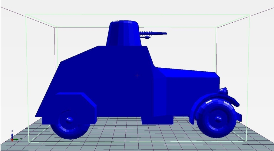 Tintin Military Car 3D Print 207864