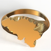 Small Belgium Ring 2  3D Printing 207924