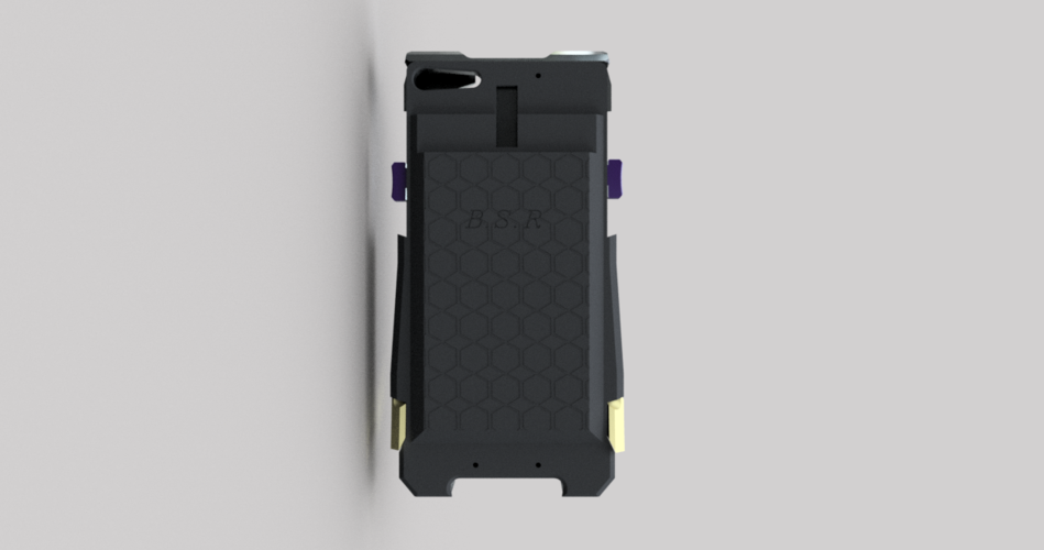 Phone case with kick stand and wallet i-phone 6 3D Print 207963