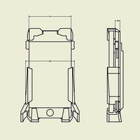 Phone case with kick stand and wallet i-phone 6 - Thumbnail 5
