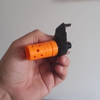 Small Airsoft Mp7 electric Front End (front part of mp7) 3D Printing 207997