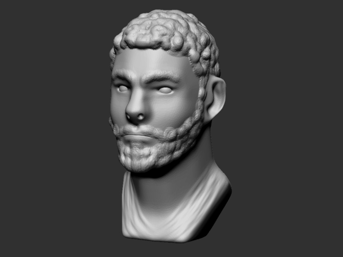 3D Printed Roman Bust by zbrushingmx | Pinshape