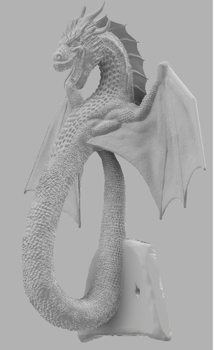 Dragon Door Handle 3D Print 208102