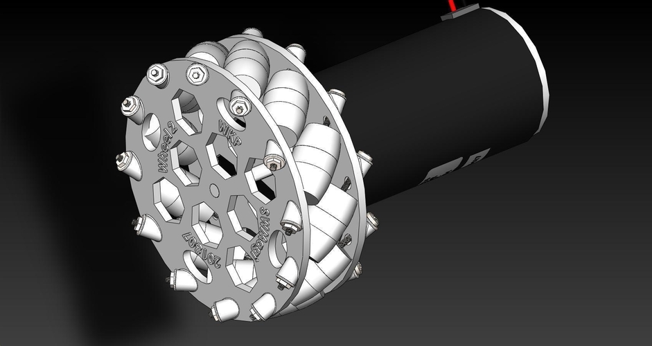 150mm Mecanum Wheel 3D Print 208138