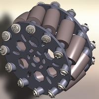 100mm x 40mm Mecanum Wheel - Thumbnail 1