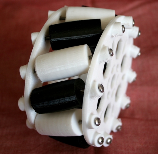 100mm x 40mm Mecanum Wheel 3D Print 208142