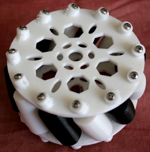 100mm x 40mm Mecanum Wheel 3D Print 208143