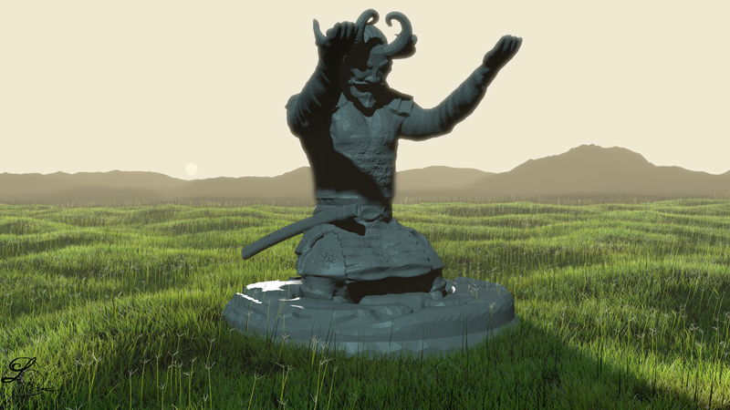Samurai Pen Holder