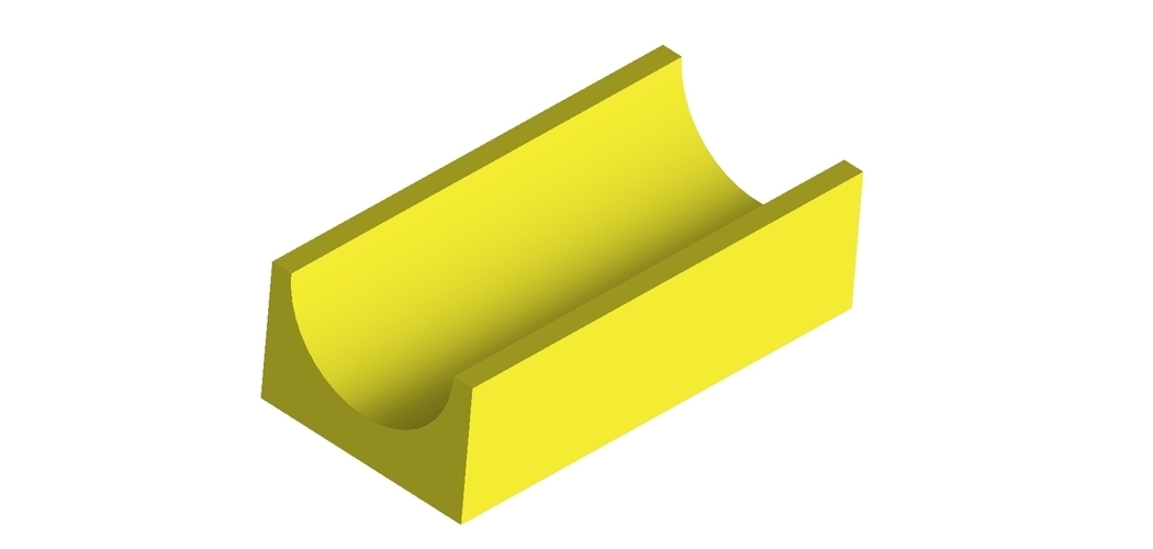 Brick for rolling ball rail like a lego duplo 3D Print 208158