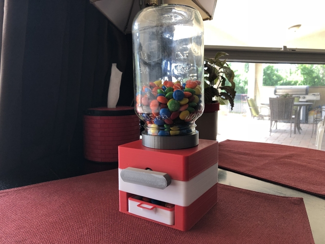 Easy Print No Support Modular Candy Dispenser 3D Print 208169