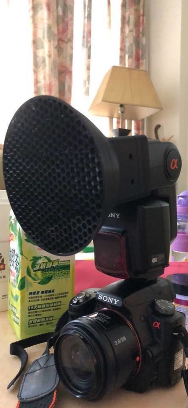 Honeycomb mask for SONY flash (HVL-F58AM)