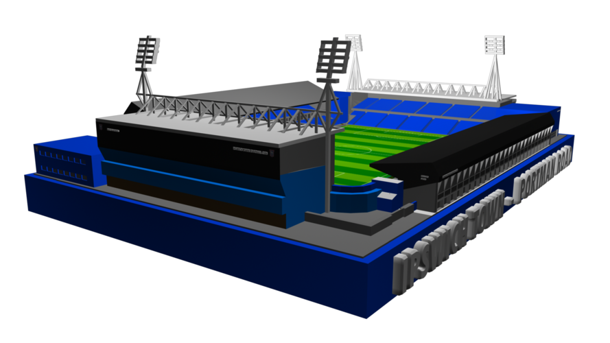 Ipswich Town - Portman Road 3D Print 208179