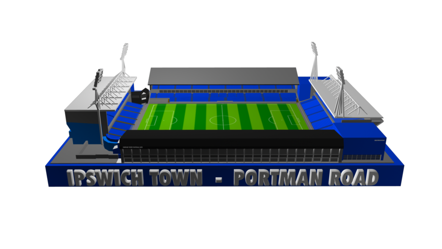 Ipswich Town - Portman Road 3D Print 208181