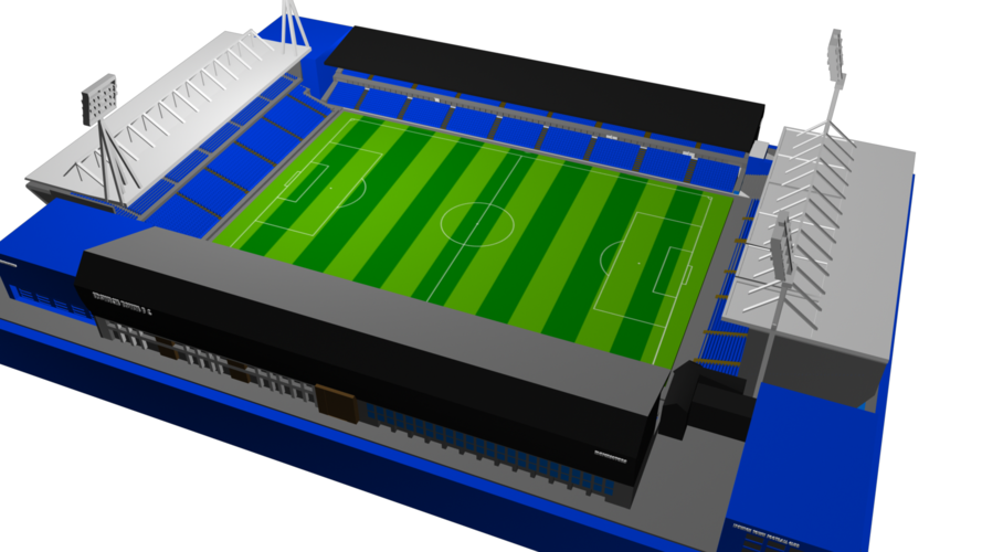 Ipswich Town - Portman Road 3D Print 208185