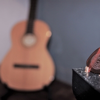 Small Small Guitar Pick Holder 3D Printing 208194