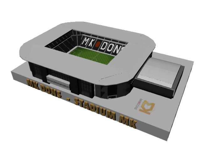 MK Dons - Stadium MK 3D Print 208255
