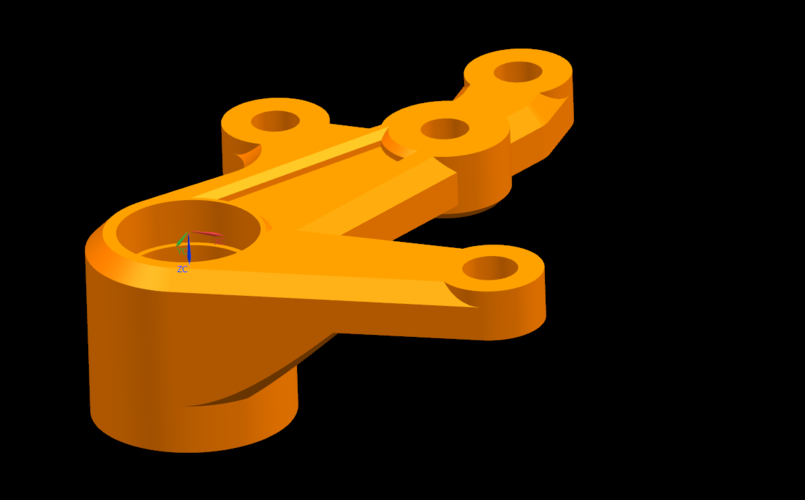 Sakura D4 RWD steering arm 3D Print 208259