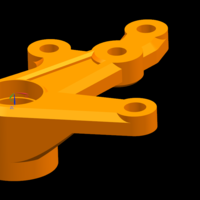 Small Sakura D4 RWD steering arm 3D Printing 208259