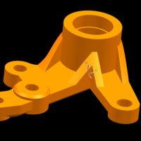 Sakura D4 RWD steering arm - Thumbnail 2