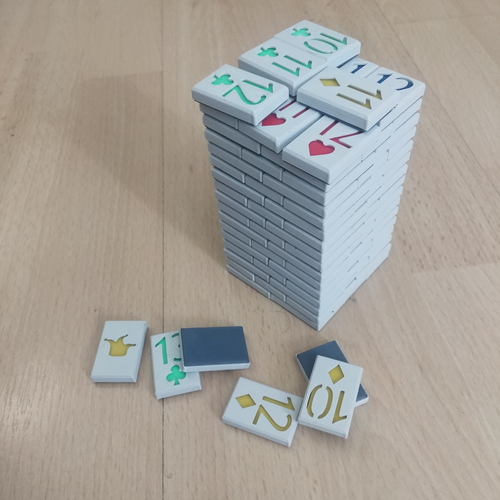 Playing Card Tiles 3D Print 208328