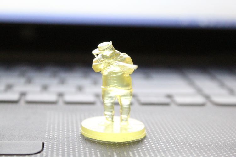 Boer Warrior Wargame Miniature 3D Print 208380