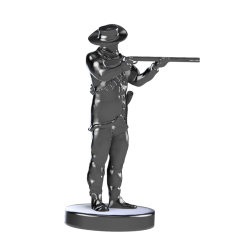 Boer Warrior Wargame Miniature 3D Print 208382