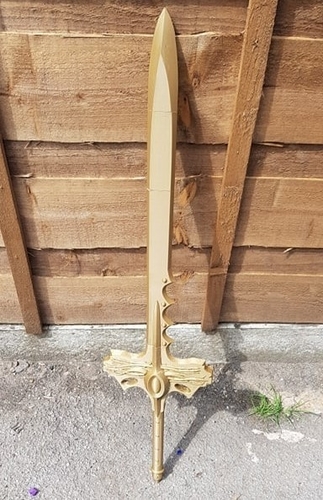 Goldar sword from mighty morphin power rangers 3D print model 3D Print 208436