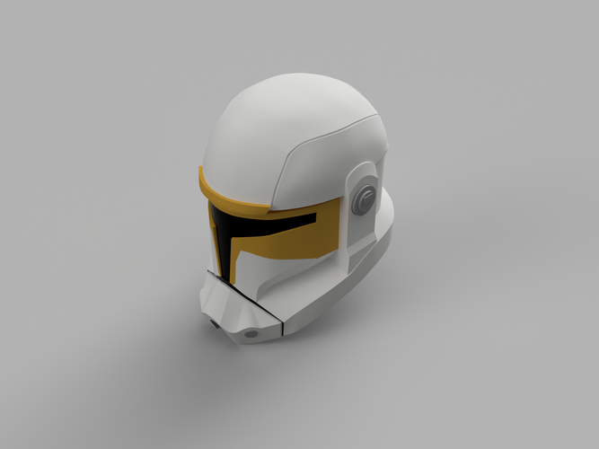 3d Printed Star Wars The Clone Wars Republic Commando Helmet By Mul 12 Pinshape - roblox star wars models